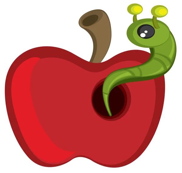 caterpillar apple