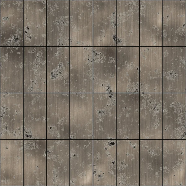 Seamless metallic square tiles