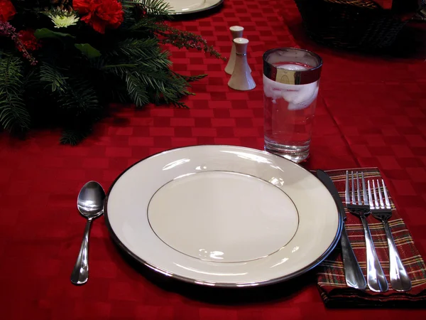 Dinner Place Setting at Table