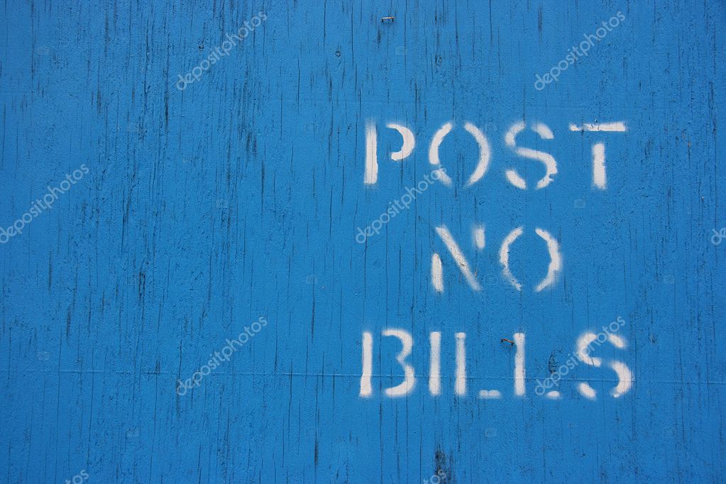 post no bills