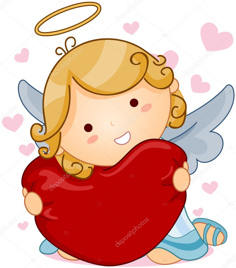 Angel Heart Clip Art