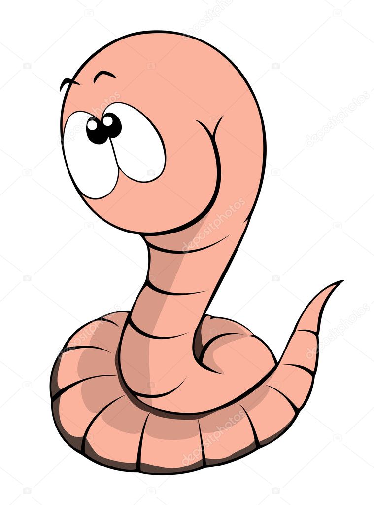 funny worm clipart - photo #34