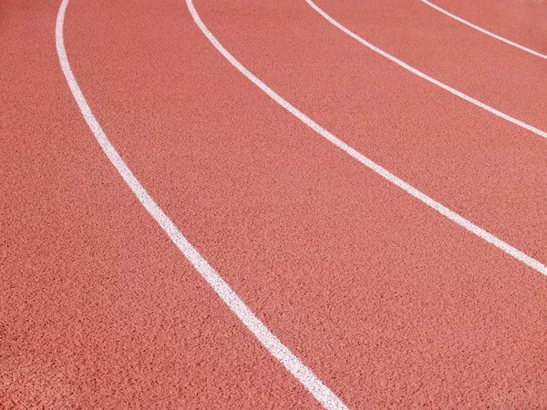 Abstract of lanes on a running track