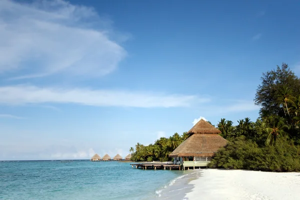 Tropical island beach villa