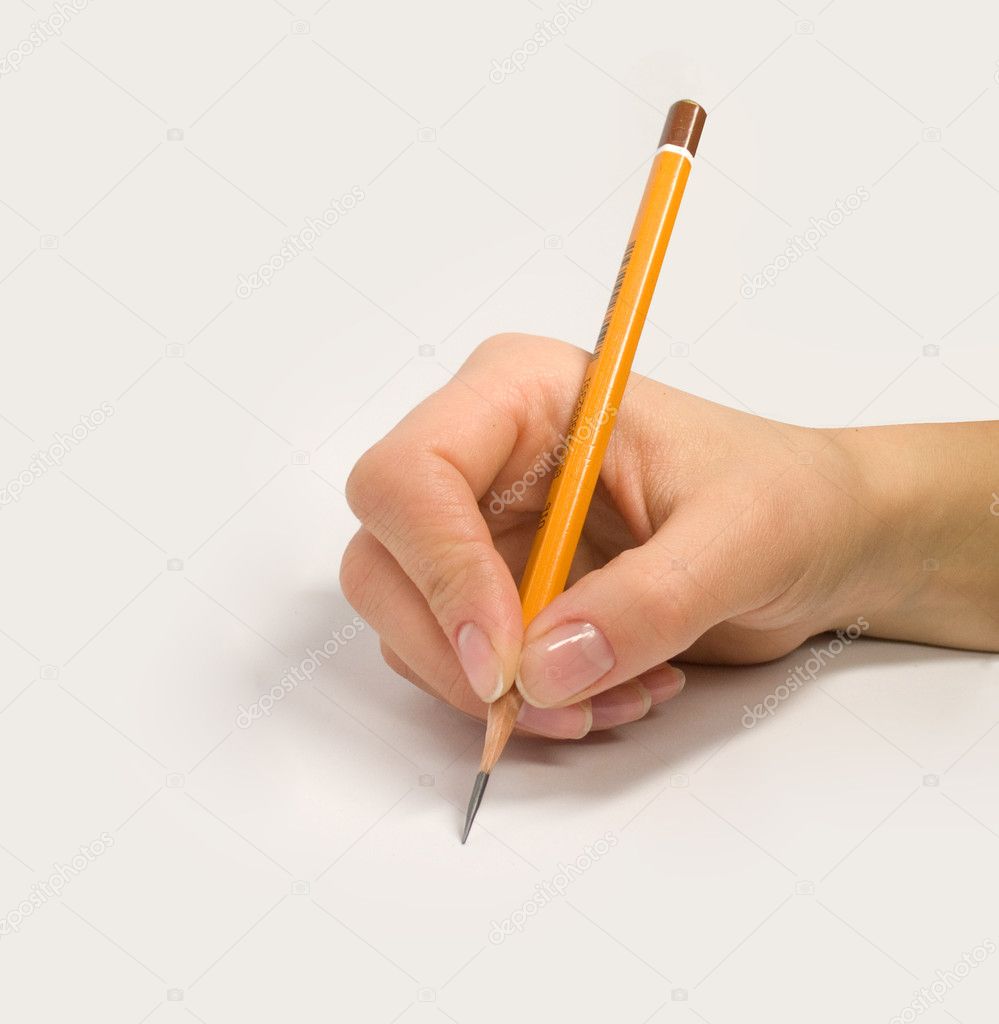 pencil hand