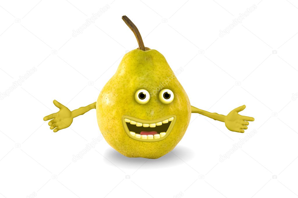 Pear Cartoon