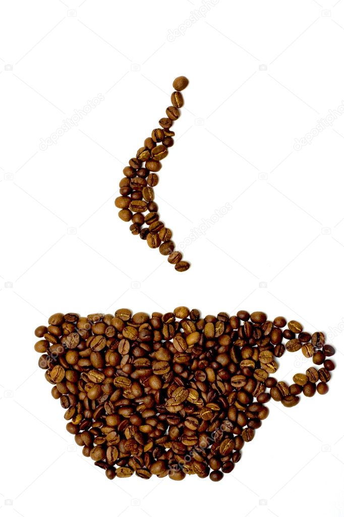 Кружка из зерен кофе Кружка из зерен кофе