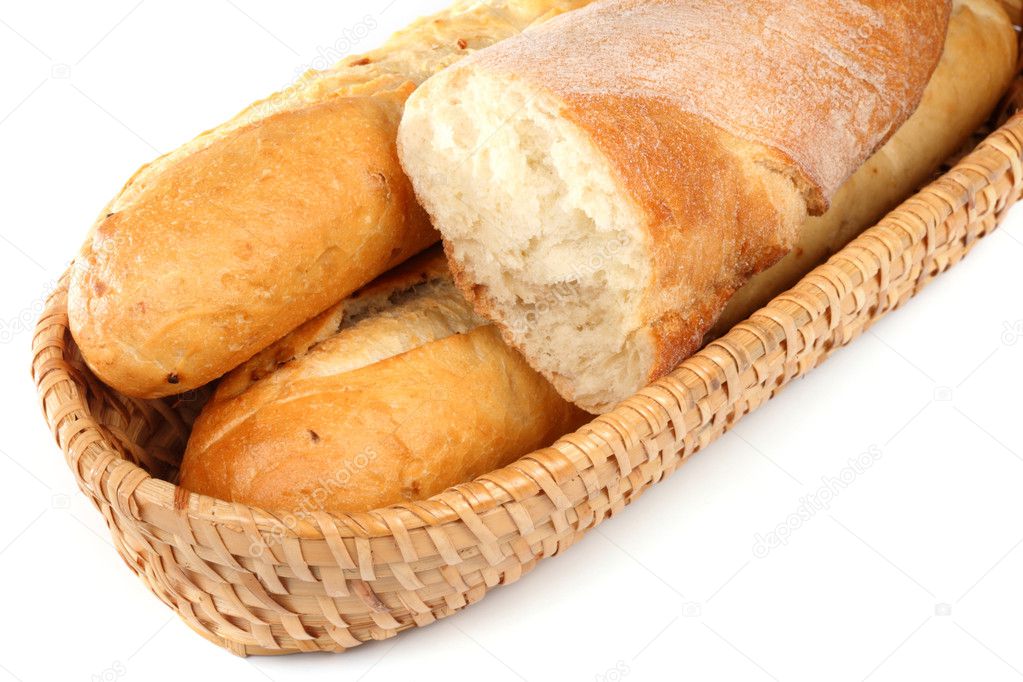 Basket Of Baguettes