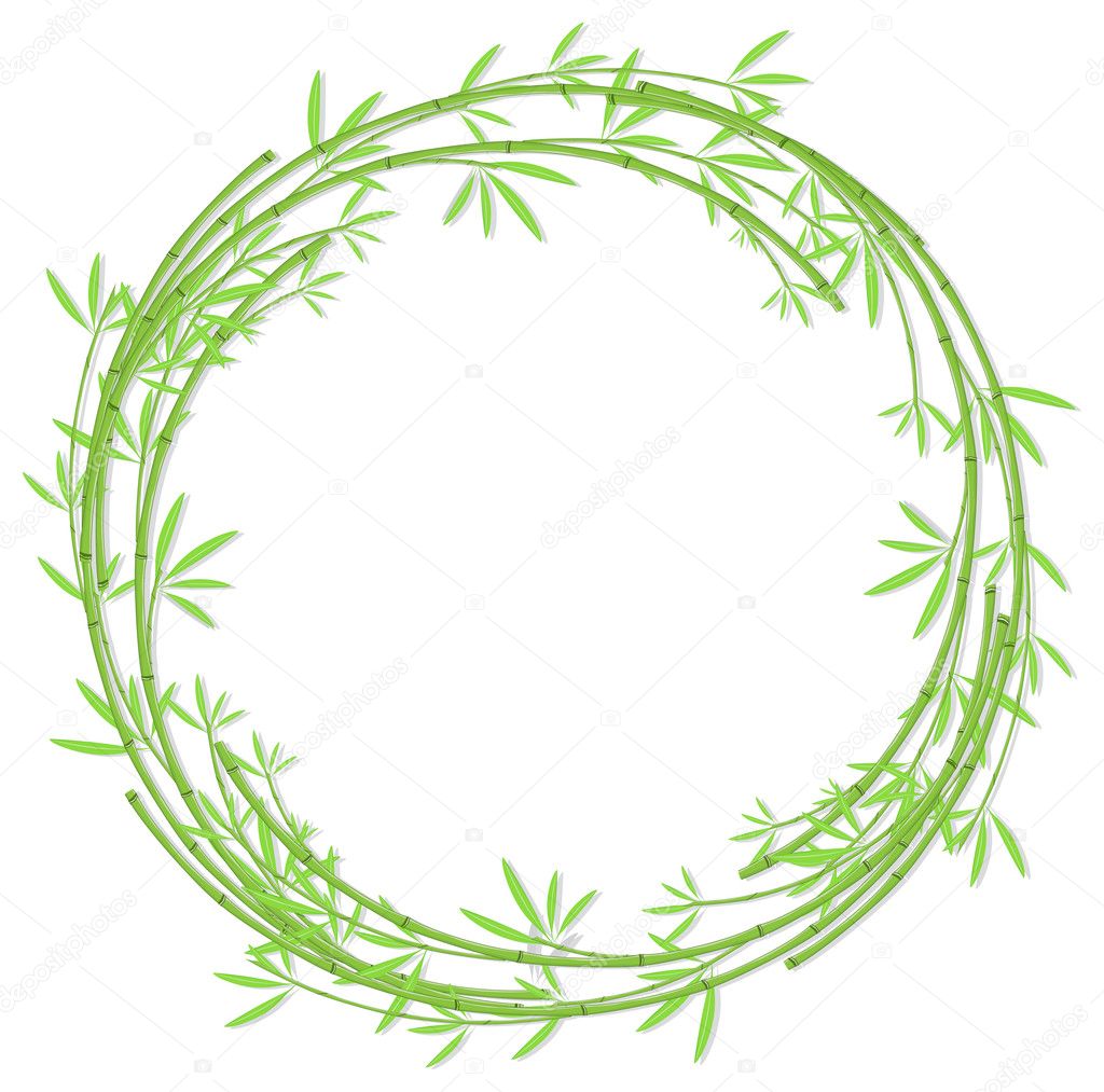 Bamboo Frame Illustration Bamboo Frame Illustration