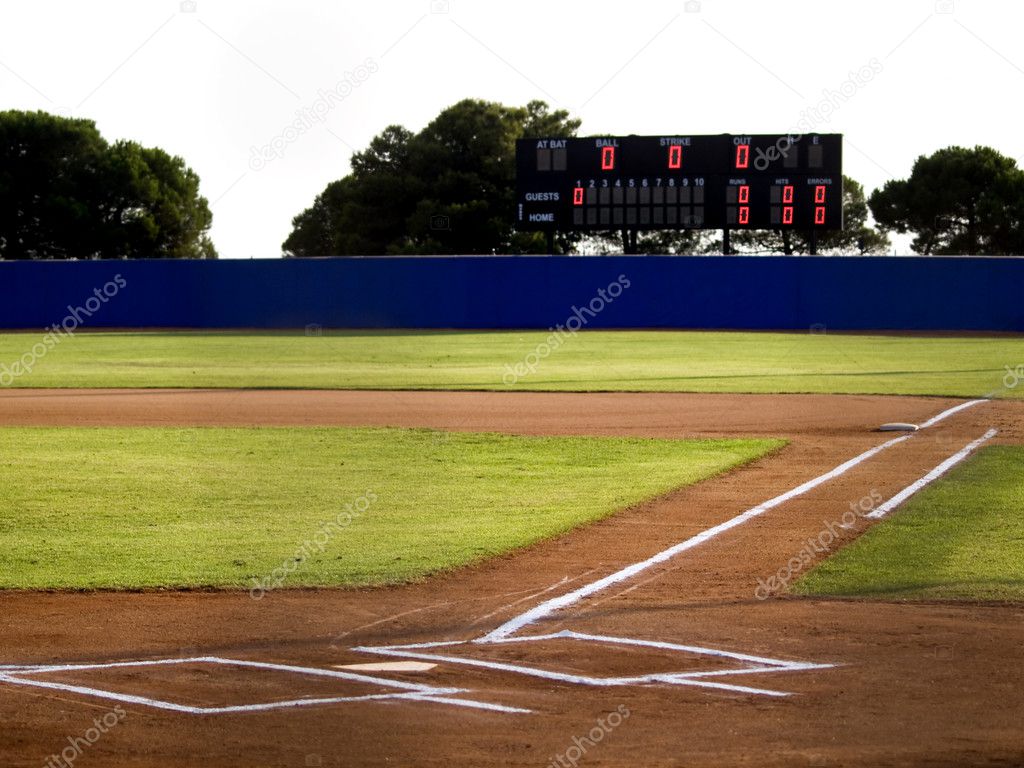 baseball field bases