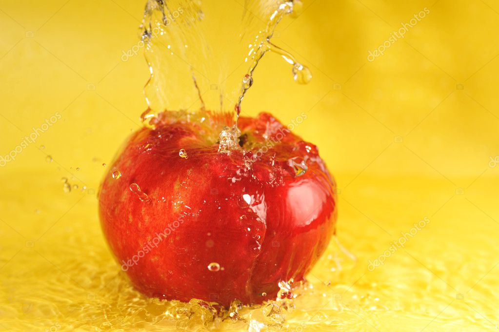 Apple With Water