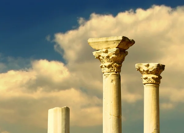Antique marble columns