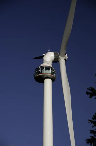 The observatory deck on the wind turbine