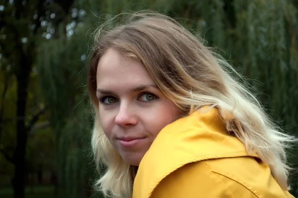 stock image Portrait of a young beautiful blonde