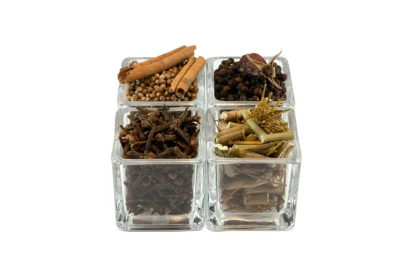 Spices in glass — Stock Photo, Image