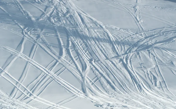 Лыжные принты — стоковое фото
