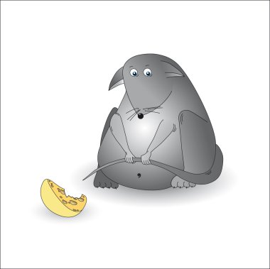 Fat mouse clipart