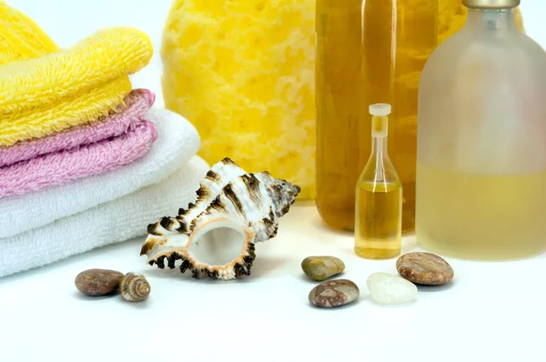 Aromatherapy and body care treatment — Stock Photo, Image