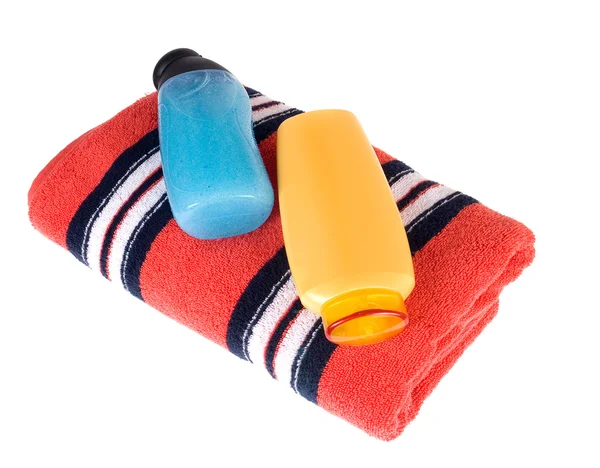 Towel Bathroom Accessories — Stock Photo, Image