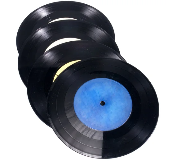 Vinyl Disc Isolated White — Stock Photo, Image