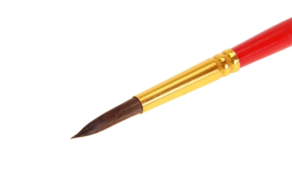 Close Red Pen White Background — Stock Photo, Image