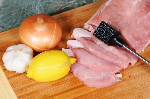 Meat preparation — Stock Photo, Image