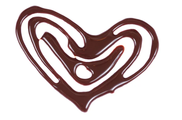 Inima de ciocolată — Fotografie, imagine de stoc