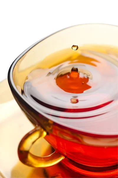 Honey Jar Isolated White — Stock Photo, Image