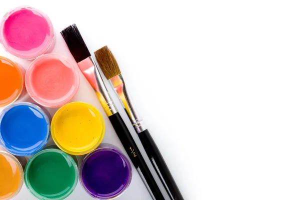 Paint Brushes Palette Drawing — Foto Stock