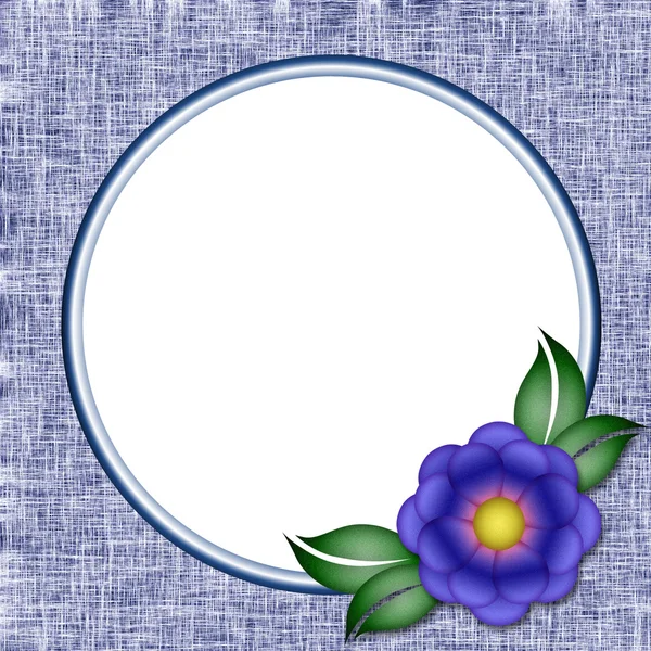 Frame a photo of the flower — Stock Photo, Image