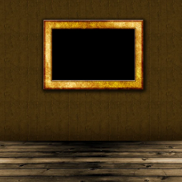 Het frame op de muur — Stockfoto