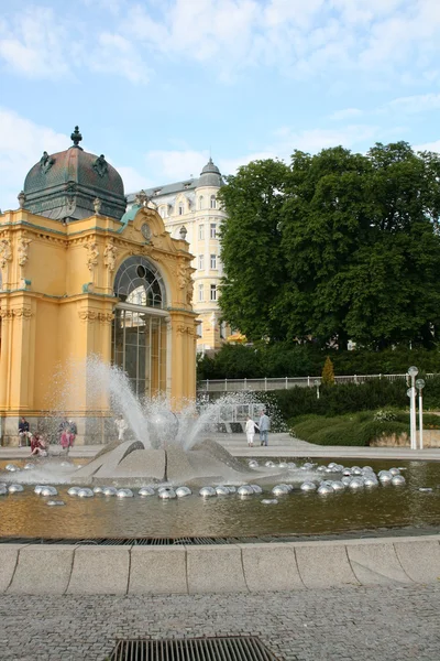 Spring water Colonnade in Marienbad — Stock Photo, Image