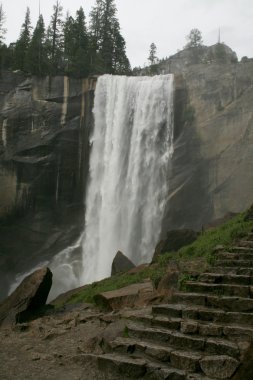 Vernal fall at Yosemite clipart