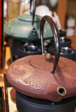 Iron teapot clipart