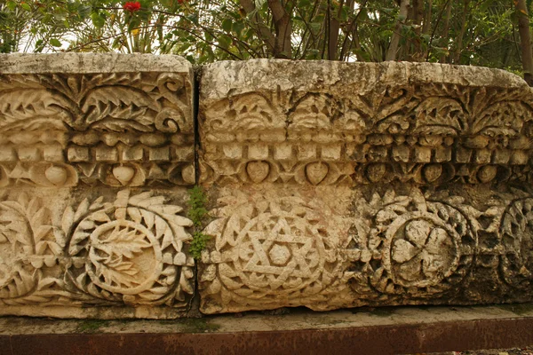 stock image Ruins Jesus Synagogue Capernaum