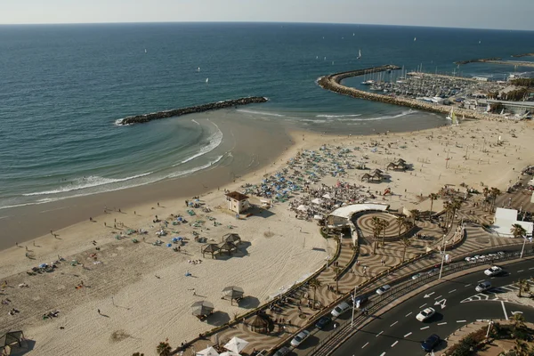 Παραλία στο Τελ-Αβίβ — Φωτογραφία Αρχείου