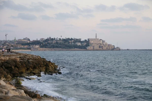 Evening View to the Jaffa town — Stock Photo, Image