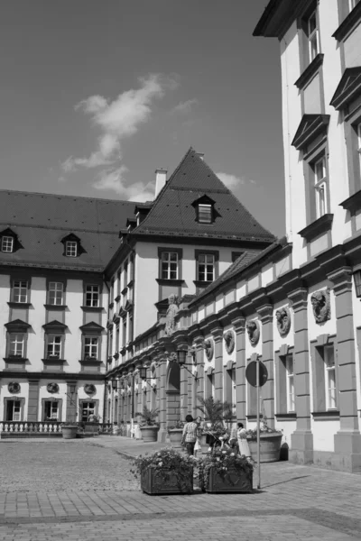 Klassisk stil byggnad i regensburg — Stockfoto