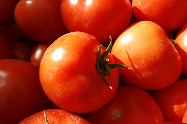 Tomates de colza en el mercado — Foto de Stock