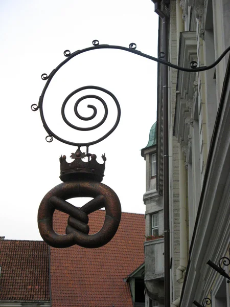 Old bakery decotation.Tallinn — Stock Photo, Image