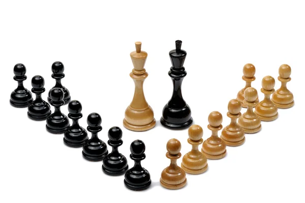 Chessmen, extra DoF. — Stock Photo, Image