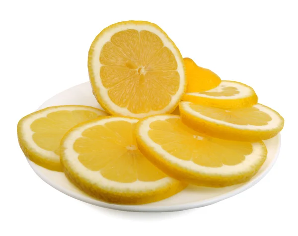 Citron, isolerade — Stockfoto