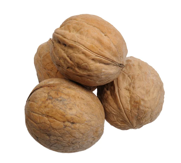 Pyramid of walnuts — Stock Photo, Image