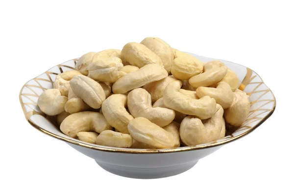Cashews, isolated — Stock Photo, Image