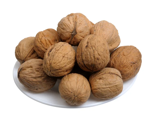 Walnuts, isolated — Stock Photo, Image