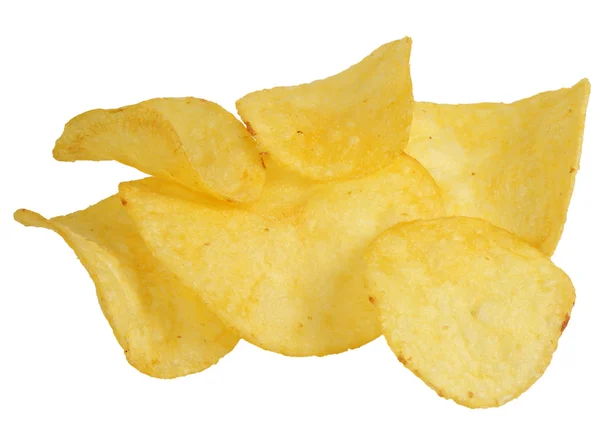 Chips on a white background — Stock Photo, Image