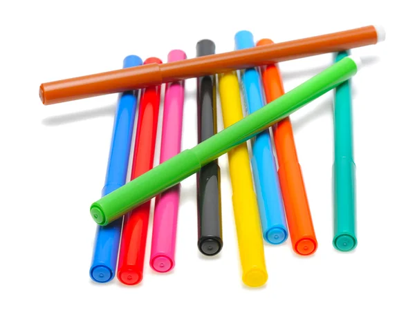 Colored felt pens — Stock Photo, Image