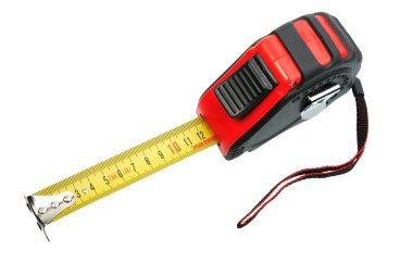 tape measure isolated on white background  clipart