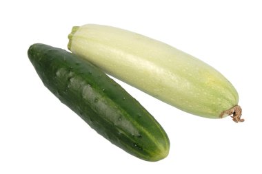cucumber isolated on white background.  clipart