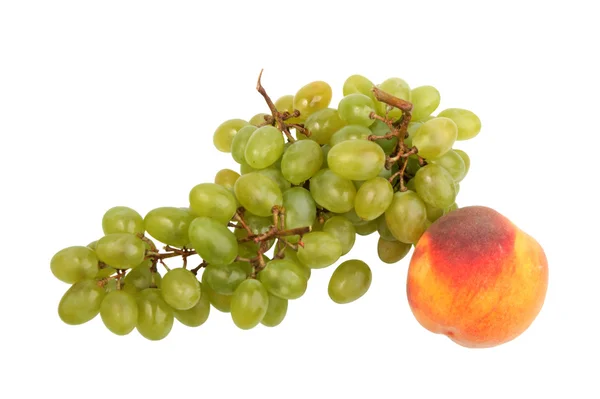 Frutta Matura Fondo Bianco — Foto Stock